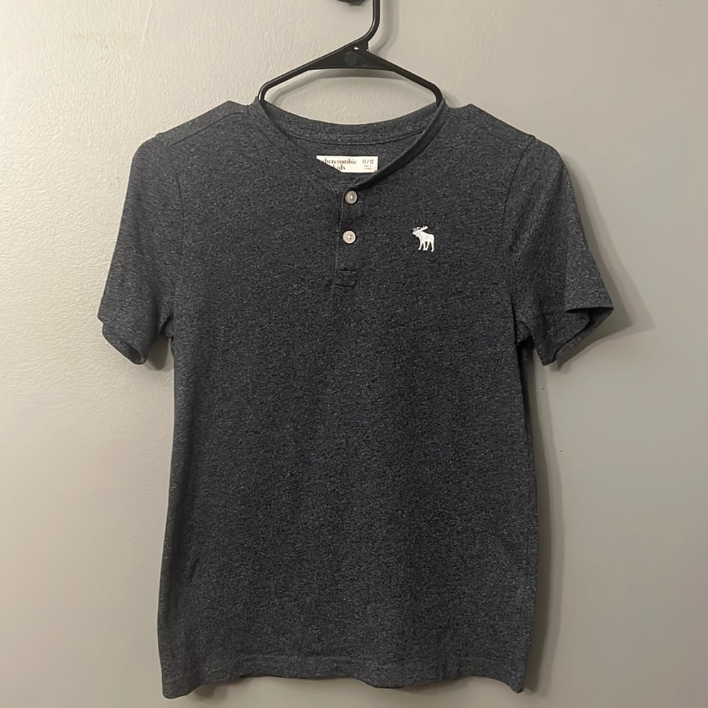 Boys Abercrombie Essential Icon Henley tee
